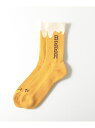 GLOSTER 【ROSTER SOX/ロスターソックス】完全別注SAKE SOX フレディ アンド グロスター 靴下・レッグウェア 靴下 イエロー ホワイト ブラウン