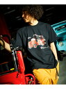 GO SLOW CARAVAN go slow caravan/(M)【NISSAN×go slow caravan】ニッサン180型消防ポンプ車 TEE ゴースローキャラバン トップス カットソー Tシャツ ブラック ホワイト【送料無料】