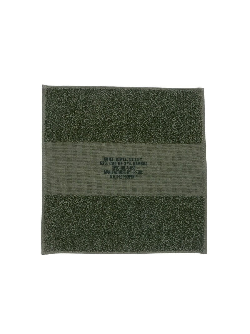 Rakuten Fashion MenのN.HOOLYWOOD TEST PRODUCT EXCHANGE SERVICE HAND TOWEL エヌ．ハリウッド ファッション雑貨 ハンカチ・ハンドタオル ベージュ カーキグリーン｜アングル3