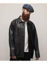 Schott LAMB LEATHER COVERALL JACKET/ラムレザー カバーオール ジャケット ショット ジャケット・アウター ライダースジャケット ブラック【送料無料】