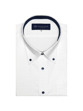 【SALE/16%OFF】TOKYO SHIRTS (M)形態安定ノーアイロン 半袖ワイシャツ ボタンダウン (透け防止) 3L・4L トーキョーシャツ シャツ/ブラウス ワイシャツ ホワイト【RBA_E】