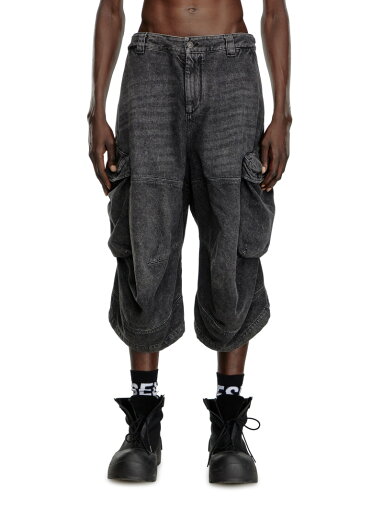 DIESEL メンズ デニム ショートパンツ D-ARNE-SHORT-S ディーゼル パンツ ジーンズ・デニムパンツ ブラック【送料無料】 DIESEL メンズ デニム ショートパンツ D-ARNE-SHORT-S ディーゼル パンツ ジーンズ・デニムパンツ ブラック【送料無料】