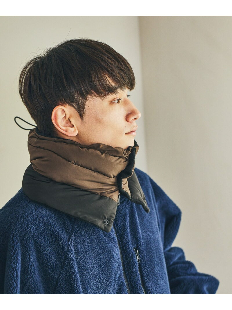 LAKOLE 中綿ネックウォーマー ラコレ ファッション雑貨 マフラー・ストール・ネックウォーマー ブラウ..
