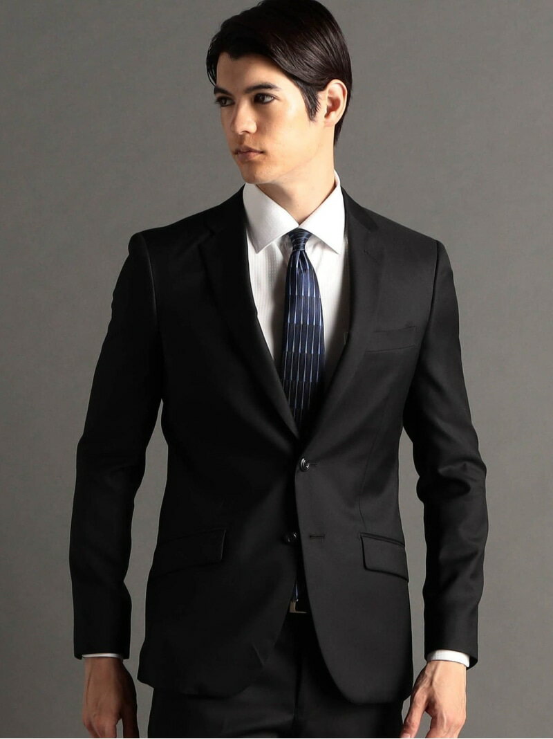 MONSIEUR NICOLE シャイニーツイル スーツ ニコル ビジネス/フォーマル スーツ ブルー ブラック【送料無料】
