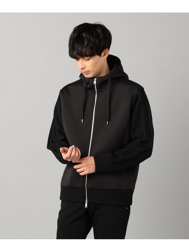 【SALE／10%OFF】COMME CA MEN エアリークッションジャージー*ケーブルニットパーカ コムサメン トップ..