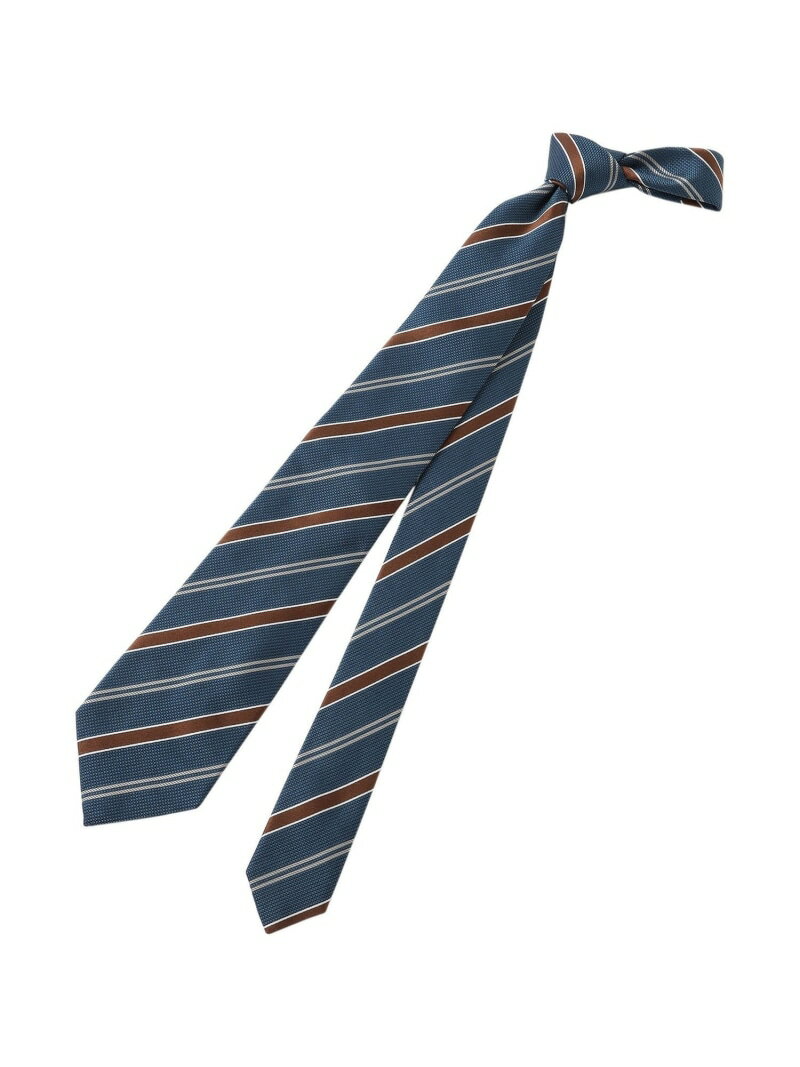 【SALE/37%OFF】Paul Stuart ネクタイ/ストライプ ポール・スチュアート スーツ・フォーマル ネクタイ・蝶ネクタイ ブラウン ブルー【RBA_E】【送料無料】