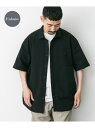 URBAN RESEARCH DOORS 【予約】『別注』Marmot*DOORS DOTAIR SHORT-SLEEVE SHIRTS アーバンリサーチドアーズ トップス シャツ・ブラウス ブラック ベージュ グレー【先行予約】*【送料無料】