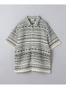 UNITED ARROWS 【別注】<COOHEM> ノルウェージャン ニットシャツ ユナイテッドアローズ トップス ニット ホワイト【送料無料】
