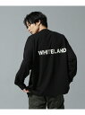 LHP WHITELAND/ホワイトランド/LOGO LST/ロゴロングスリーブT エルエイチピー トップス カットソー Tシャツ ブラック グレー ホワイト カーキ【送料無料】