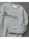 【SALE/30%OFF】MA Firsthand Sense. CREW SWEAT / ロゴスウェット / プリントスウェット / スウェットシャツ 24A...