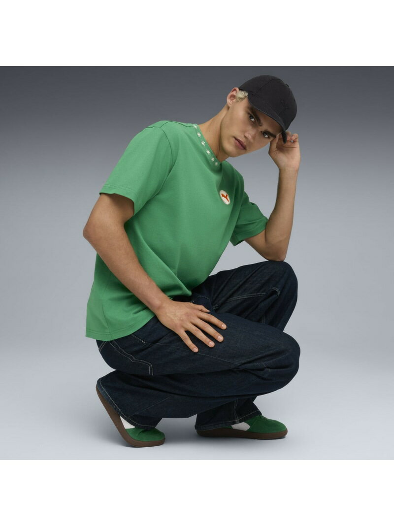 【SALE/30%OFF】PUMA ユニセックス パレルモ スニーカー プーマ シューズ・靴 スニーカー グリーン【RBA_E】【送料無料】