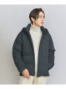 【SALE／50 OFF】BEAUTY YOUTH UNITED ARROWS 小松マテーレ フード ダウンジャケット ユナイテッドアローズ アウトレット ジャケット アウター その他のジャケット アウター グレー ベージュ ネイビー【RBA_E】【送料無料】