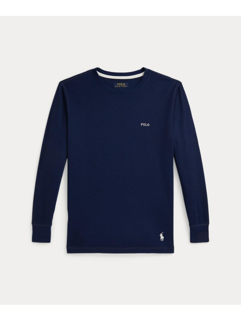 RALPH LAUREN HOME ワッフルニット スリープ シャツ ラルフローレン トップス カットソー・Tシャツ ネイビー【送料無料】