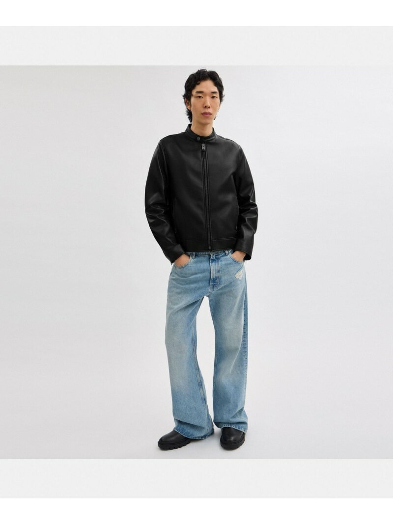 COACH OUTLET 【公式】レザー レーサー コーチ　アウトレット ジャケット・アウター ライダースジャケット ブラック【送料無料】