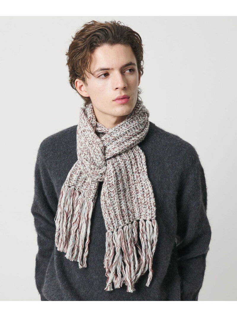 BEAUTY&YOUTH UNITED ARROWS ローゲージ リブ マフラー ビューティー＆ユース　ユナイテッドアローズ ..