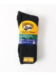 JOURNAL STANDARD relume 【RAILROAD SOCK / レイルロードソックス】 HelthTrak 2pair ジャーナル スタンダード レリューム 靴下・レッグウェア 靴下 ブラック ホワイト ブラウン