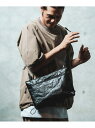 GLIMCLAP mko12804- Metallic fabric musette サコッシュバッグ カンビオ トップス その他のトップス ブラック シルバー...