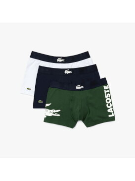 LACOSTE マルチデザイン3パックトランクショーツ ラコステ インナー/ナイトウェア ボクサーパンツ/トランクス【送料無料】