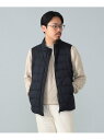 BEAMS F HERNO / ナイロン ダウンベスト ビームス メン トップス ベスト・ジレ ブラック【先行予約】*【送料無料】