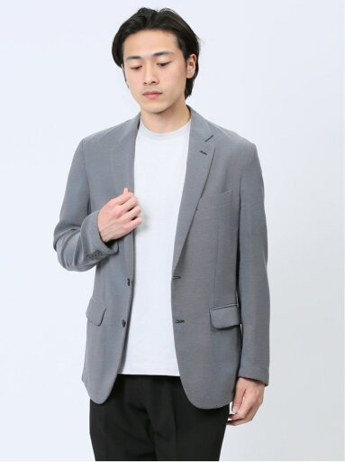 【SALE/50%OFF】TAKA-Q からみ調 スリムフィット 2ボタンジャケット 組織グレー メンズ セットアップ ジャケット ビジネス カジュアル アウター ライトアウター 通勤 仕事 タカキュー ジャケット・アウター テーラードジャケット・ブレザー グレー【RBA_E】【送料無料】 【SALE/50%OFF】TAKA-Q からみ調 スリムフィット 2ボタンジャケット 組織グレー メンズ セットアップ ジャケット ビジネス カジュアル アウター ライトアウター 通勤 仕事 タカキュー ジャケット・アウター テーラードジャケット・ブレザー グレー【RBA_E】【送料無料】