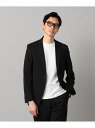 COMME CA MEN 【セットアップ対応】尾州産 ポリエステルストレッチ ドビー ジャケット コムサメン スーツ・フォーマル スーツジャケット ネイビー ブ...