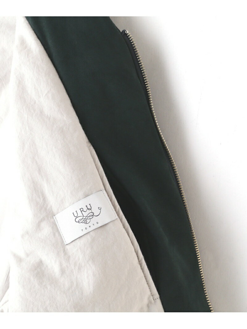 uru tokyo FAKE LEATHER ZIP UP BLOUSON csm.fi.cr