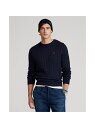 POLO RALPH LAUREN ケーブルニット コットン セーター ラルフローレン トップス ニット ブルー【送料無料】(4)