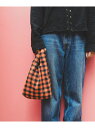 【SALE/40%OFF】bPr BEAMS 【3/20新規値下げ】リバーシブル チェック ショッパー S ビームス メン 財布・ポーチ・ケース ポーチ グリーン オレンジ ブルー【RBA_E】