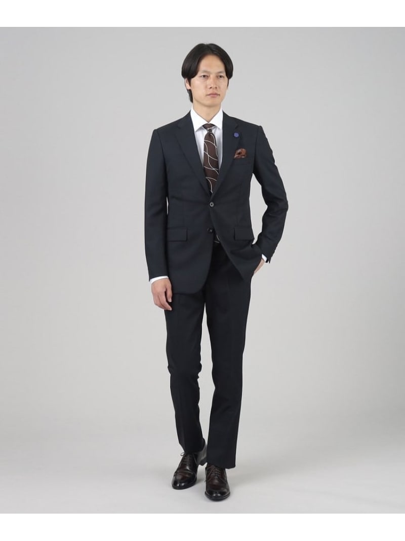 【SALE／20%OFF】TAKEO KIKUCHI 【Made in JAPAN】マイクロデザイン スーツ タケオキクチ スーツ・フォーマル セットアップスーツ ブラック ネイビー【RBA_E】【送料無料】