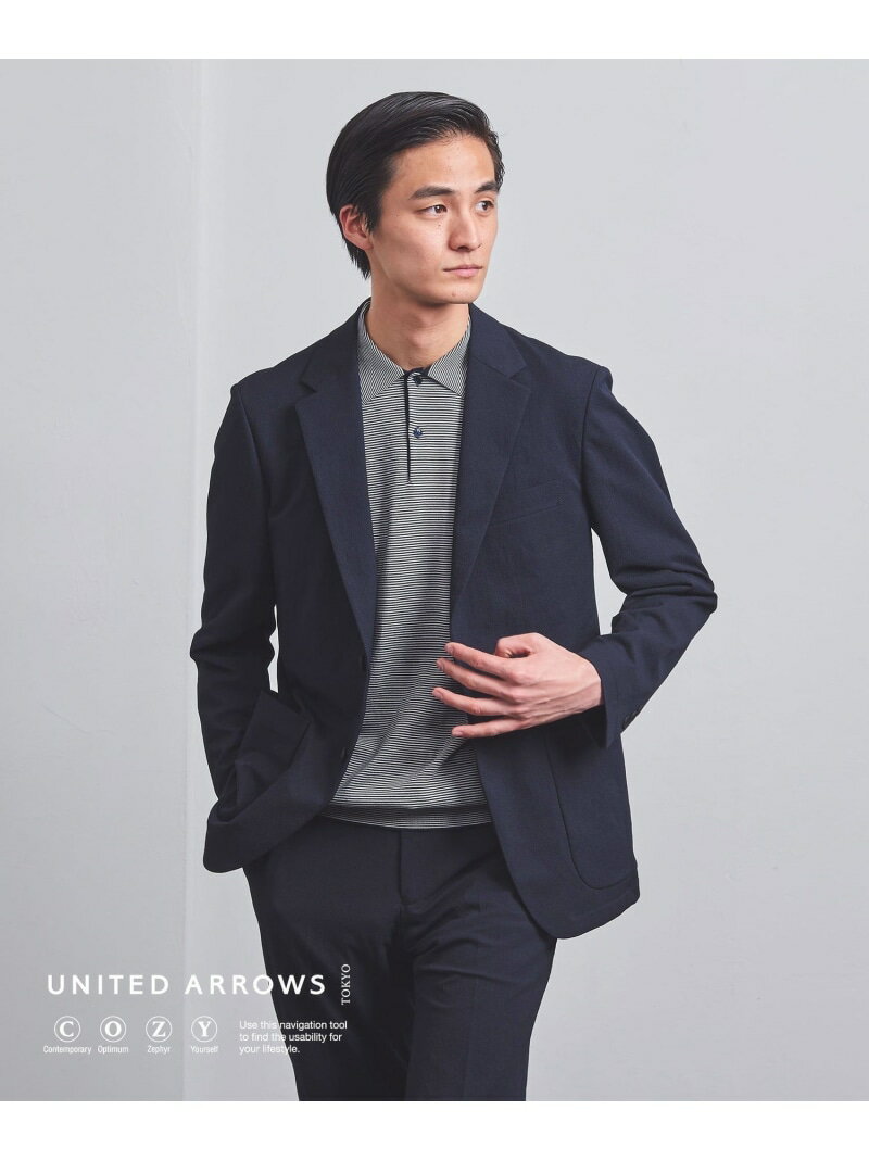 ユナイテッドアローズ UNITED ARROWS ドビー シングル2ボタンジャケット COZY -ウォッシャブル・ストレッチ・撥水- ユナイテッドアローズ スーツ・フォーマル スーツジャケット ネイビー ブラック ブラウン【送料無料】