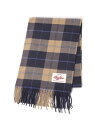 【SALE/52%OFF】BAYFLOW チェックマフラー ベイフロー ファッション雑貨 マフラー・ストール・ネックウォーマー ベージュ ブラック グリーン【RBA_E】