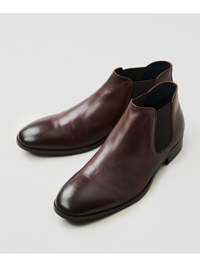 【SALE／20%OFF】TETE HOMME (M)シープレザー サイドゴアブーツ テットオム シューズ・靴 ブーツ ブラウン ブラック【RBA_E】【送料無..