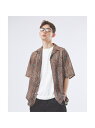 【SALE/50%OFF】ABAHOUSE LASTWORD 【セットアップ対応】LONGCHAMP 2WAY オープンカラー 半袖 シャツ アバハウス トップ...