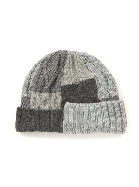 BEAVER CAL O LINE /キャルオーライン CABLE KNIT CAP ケーブルニットキャップ ビーバー ファッション雑貨 ベルト レッド グレー ネイビー オレンジ【送料無料】