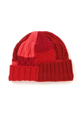 BEAVER CAL O LINE /キャルオーライン CABLE KNIT CAP ケーブルニットキャップ ビーバー ファッション雑貨 ベルト レッド グレー ネイビー オレンジ【送料無料】