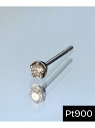 JUPITER 【Pt900】ダイヤモンドピアス/片耳/金属アレルギー対応 ジュエルアディクト アクセサリー・腕時計 ピアス【先行予約】*【送料無料】