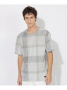 【SALE/41%OFF】BLACK LABEL CRESTBRIDGE 【WEB限定】クレストブリッジチェックパイルTシャツ ブルーレーベル / ブラックレー...