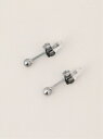F.S.B F.S.B/(U)【Al】シルバー925 3.0mmポールピアス エフエスビー アクセサリー・腕時計 ピアス シルバー ゴールド ブラック