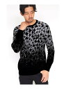 【SALE/50%OFF】HIGH STREET HIGH STREET∴グラデーション千鳥柄モールクルーネックニット トルネードマート トップス ニット ブラ...