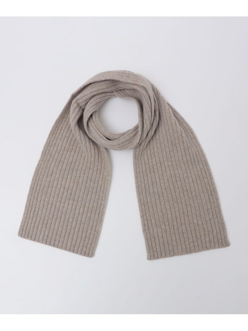 【SALE/40%OFF】SHIPS MEN MACKIE: ニット リブ マフラー シップス ファッション雑貨 マフラー・ストール・ネックウォーマー ネイビー ブルー ベージュ【RBA_E】【送料無料】