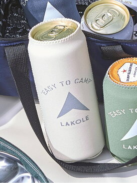 LAKOLE 【EASY TO CAMP】クージー500ml ラコレ 生活雑貨 生活雑貨その他 ネイビー ベージュ カーキ