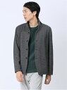 【SALE／30%OFF】TAKA-Q ジャガードチェック スタンドジャケット タカキュー トップス その他のトップス グレー ネイビー【RBA_E】【送料無料】