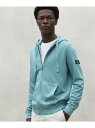 【SALE/27%OFF】ECOALF RENA ジップパーカー / RENA SWEATSHIRT MAN エコアルフ トップス パーカー・フーディー ネイビー グリーン【RBA_E】【送料無料】