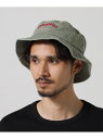 AVIREX US NAVY LOGO BUCKET HAT / ロゴ バケットハット / AVIREX / アヴィレックス アヴィレックス 帽子 その他の帽子 グリーン ブラック