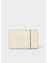 Paul Smith シグネチャーストライプ インバーテッド 名刺入れ ポール・スミス 財布・ポーチ・ケース 財布 ホワイト ブラック【送料無料】(4)