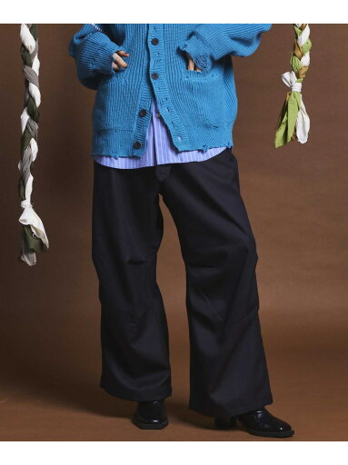 MAISON SPECIAL 4 Colors Chambray Washable Wool Prime-Wide Snow Pants メゾンスペシャル パンツ カーゴパンツ ブルー グレー ブラック グリーン【送料無料】 MAISON SPECIAL 4 Colors Chambray Washable Wool Prime-Wide Snow Pants メゾンスペシャル パンツ カーゴパンツ ブルー グレー ブラック グリーン【送料無料】