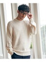 【SALE/40%OFF】ikka ジャカードチェックニット イッカ トップス その他のトップス ホワイト ネイビー グリーン【RBA_E】