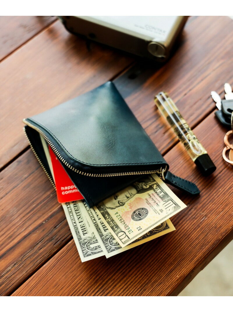 BEAMS JAPAN A-LOOK / 別注 ジップ ウォレット ビームス ジャパン 財布・ポーチ・ケース その他の財布・ポーチ・ケース ブラウン グリーン ブラック ブルー【送料無料】