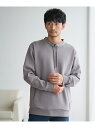 ikka 【抗菌防臭】GOKU楽ダンボールルーイーカラー イッカ トップス スウェット・トレーナー ホワイト グレー ネイビー ブルー【送料無料】