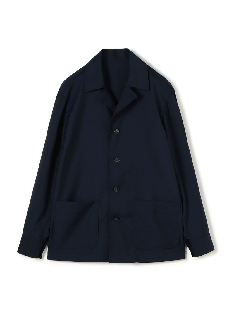 【SALE／40%OFF】TOMORROWLAND MEN TOMORROWLAND PILGRIM ウールトロピカル ハンドカバーシャツ トゥモローランド ジャケット・アウター ブルゾン・ジャンパー ネイビー【RBA_E】【送料無料】のサムネイル